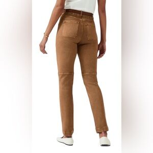 Spanx NWT Sz XL Twill Pull-on Denim - Straight Leg in Acorn.